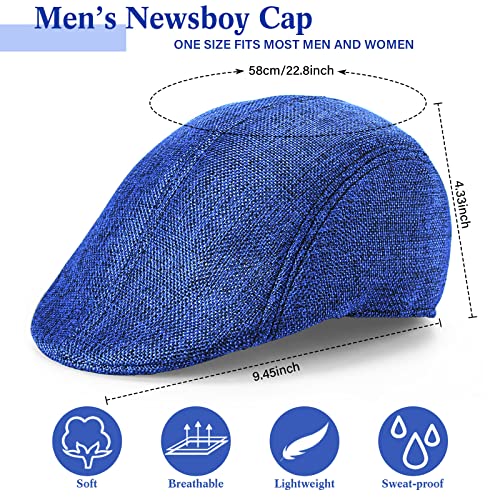 11 Pieces Men's Flat Cap Ivy Irish Hats