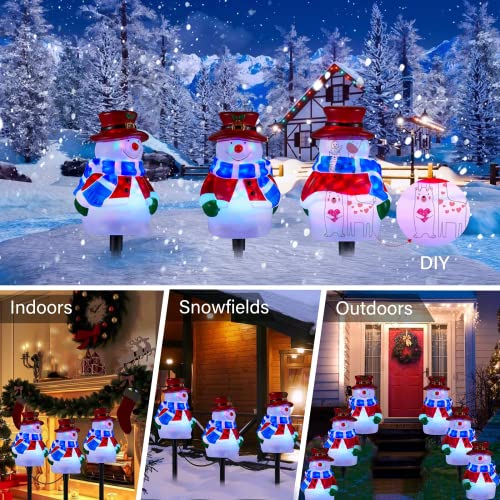 3 in 1 LED  Christmas Pathway Lights Decoration