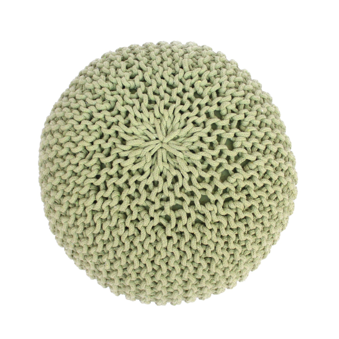 Indoor Bohemian Handcrafted Modern Cotton Ottoman Pouf