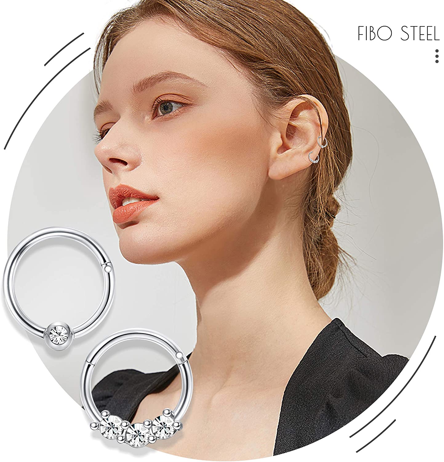 Cartilage Hoop Earrings for Men/Women