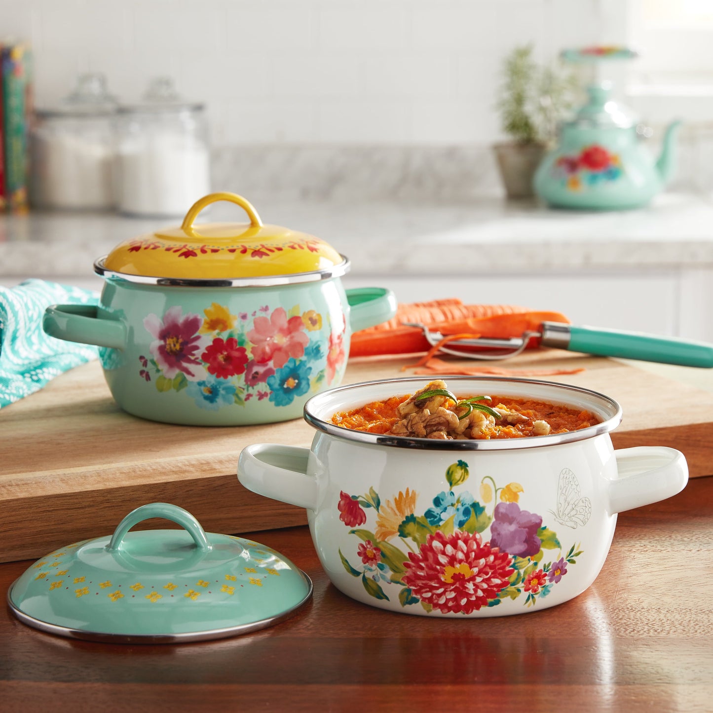 Enamel on Steel 1.05-QT Mini Dutch Ovens 2-Pack