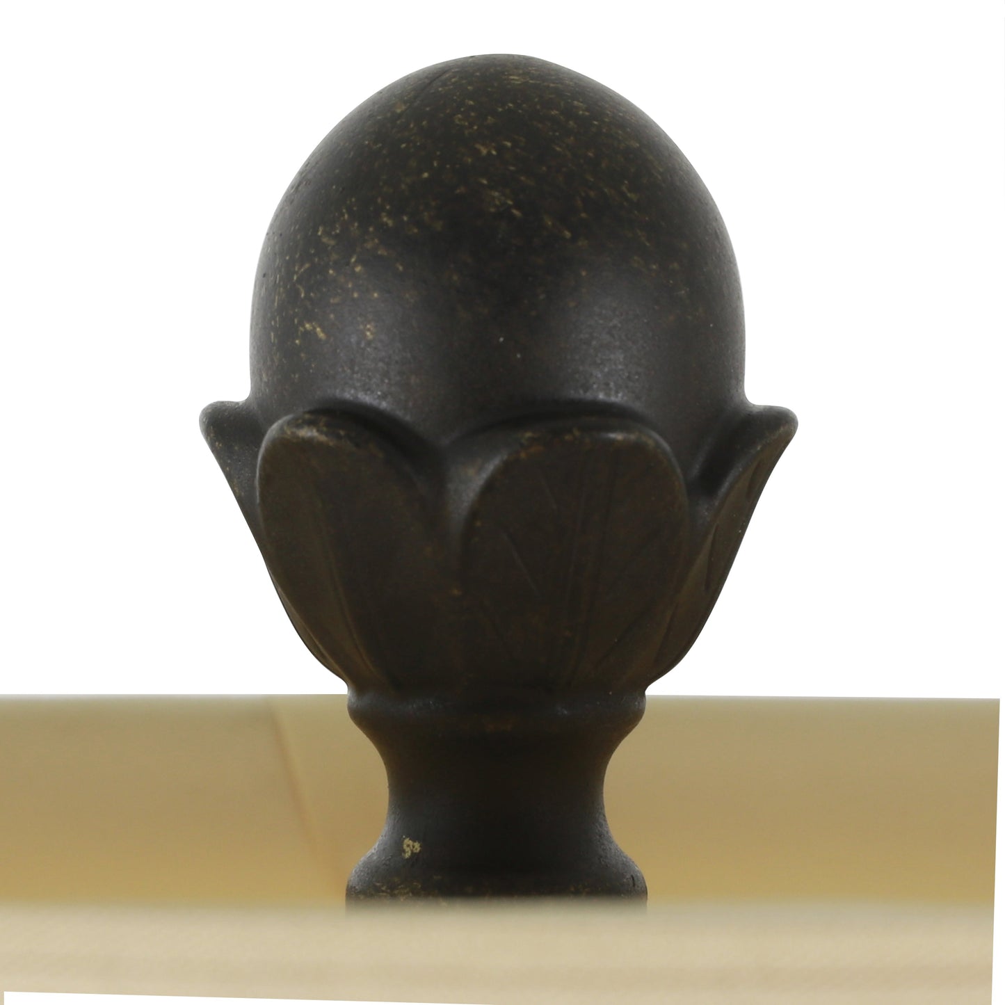Marble Accent Table Lamp, Bronze Finish