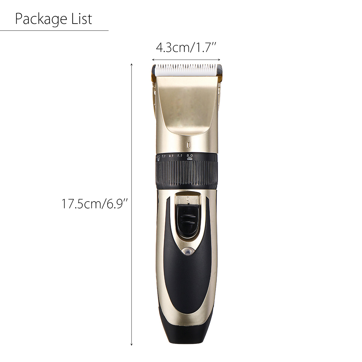 Quiet Electric Pet Hair Clipper Shaver Cordless Grooming Kit