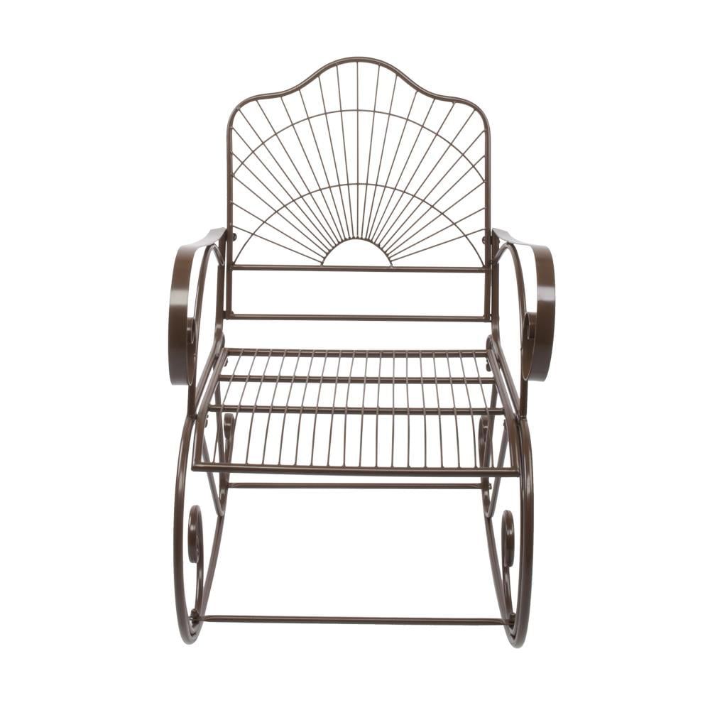 Iron Art Single Rocking Chair