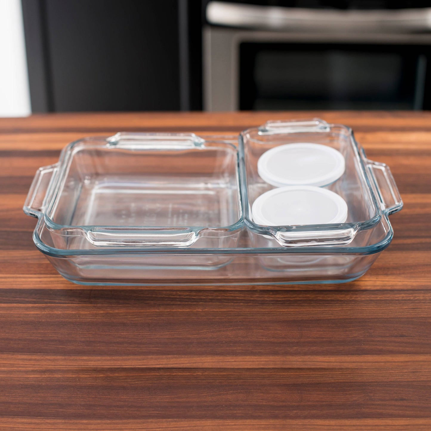 Clear Glass Bakeware Set, 7 Piece Set