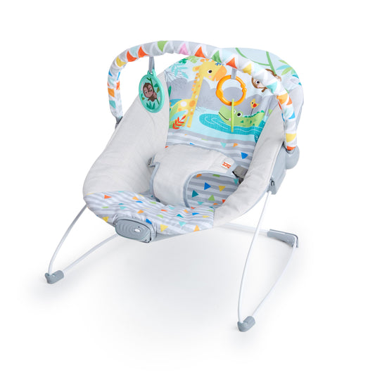 Vibrating Baby Bouncer with Toy bar