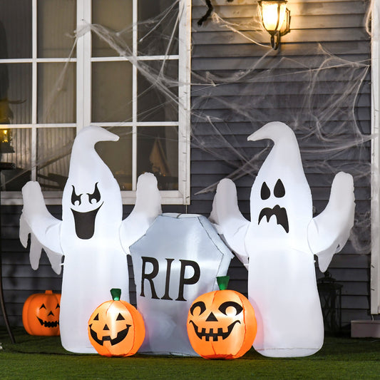 4 ft Inflatable Halloween Ghost w/ LED