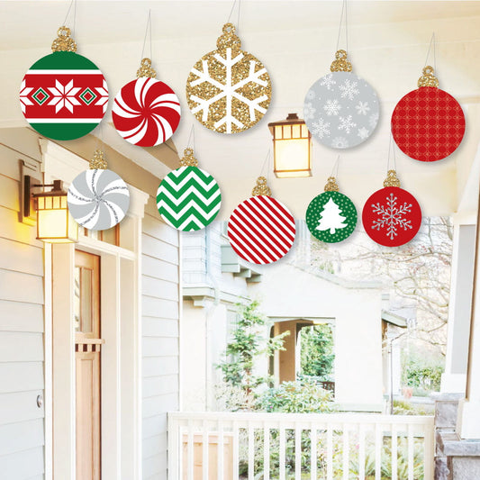 10 Pcs Christmas Hanging Ornaments