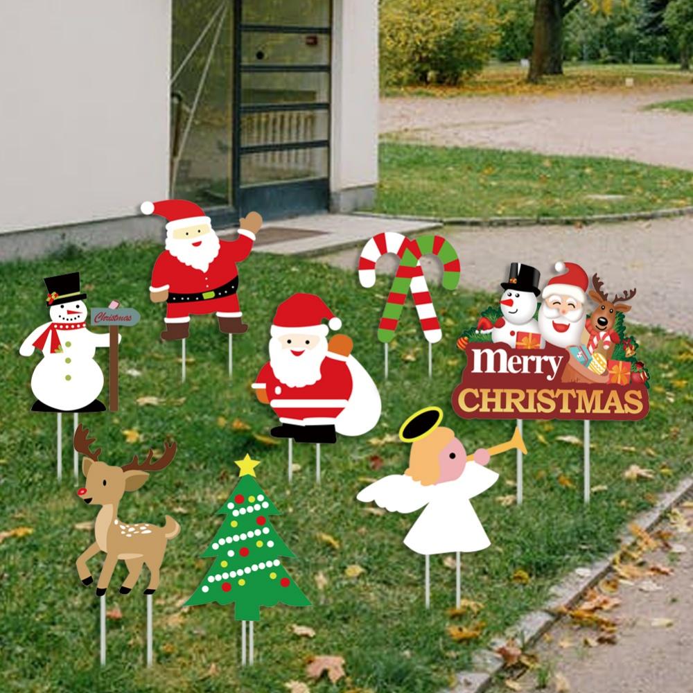 Christmas Yard Signs Set of 8