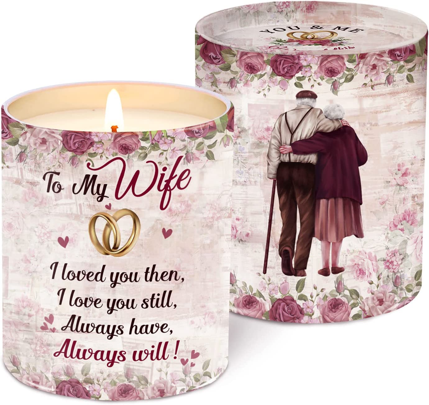 9 Oz Scented Candle Valentines Day Gifts for Wife from Husband