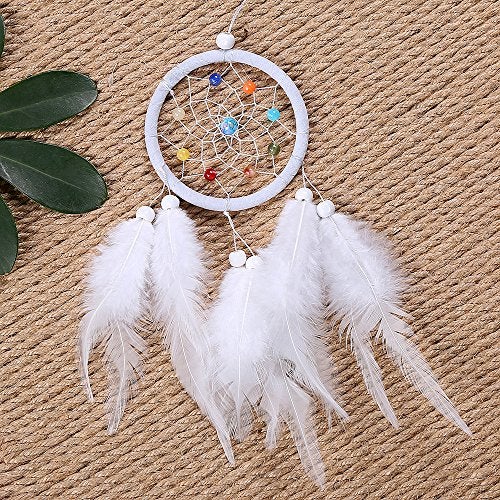 Elegant Handmade Feather Dreamcatcher