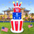 6FT 4th of July Inflatables Outdoor Decorations Cake Lights LEDs