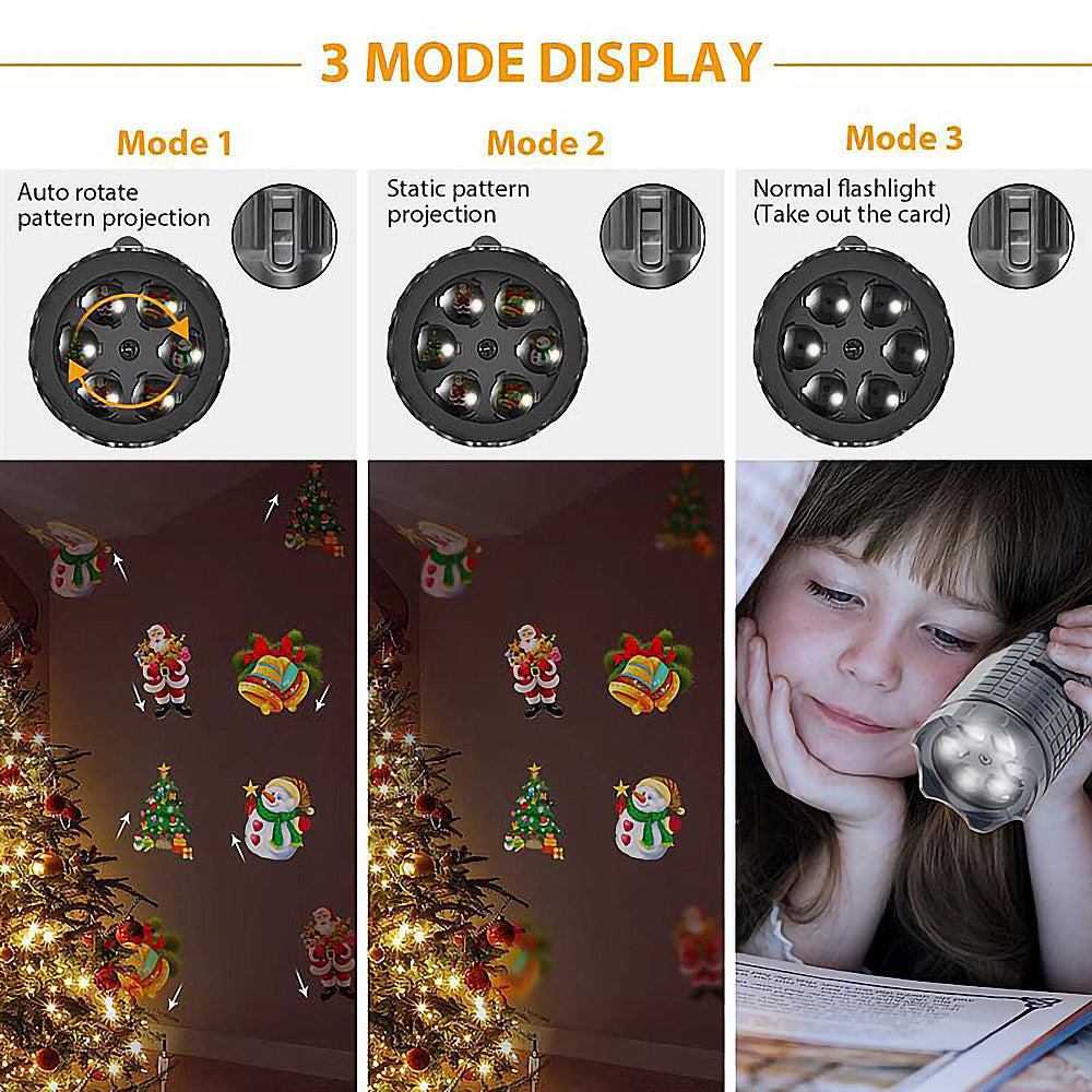 LED Christmas Light Projector-12 Switchable Patterns