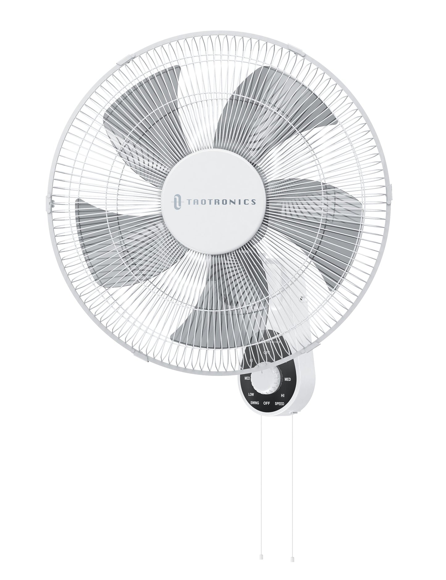 Wall Mount Fan, 16" High Velocity w/ 5 Blades, 3 Speeds