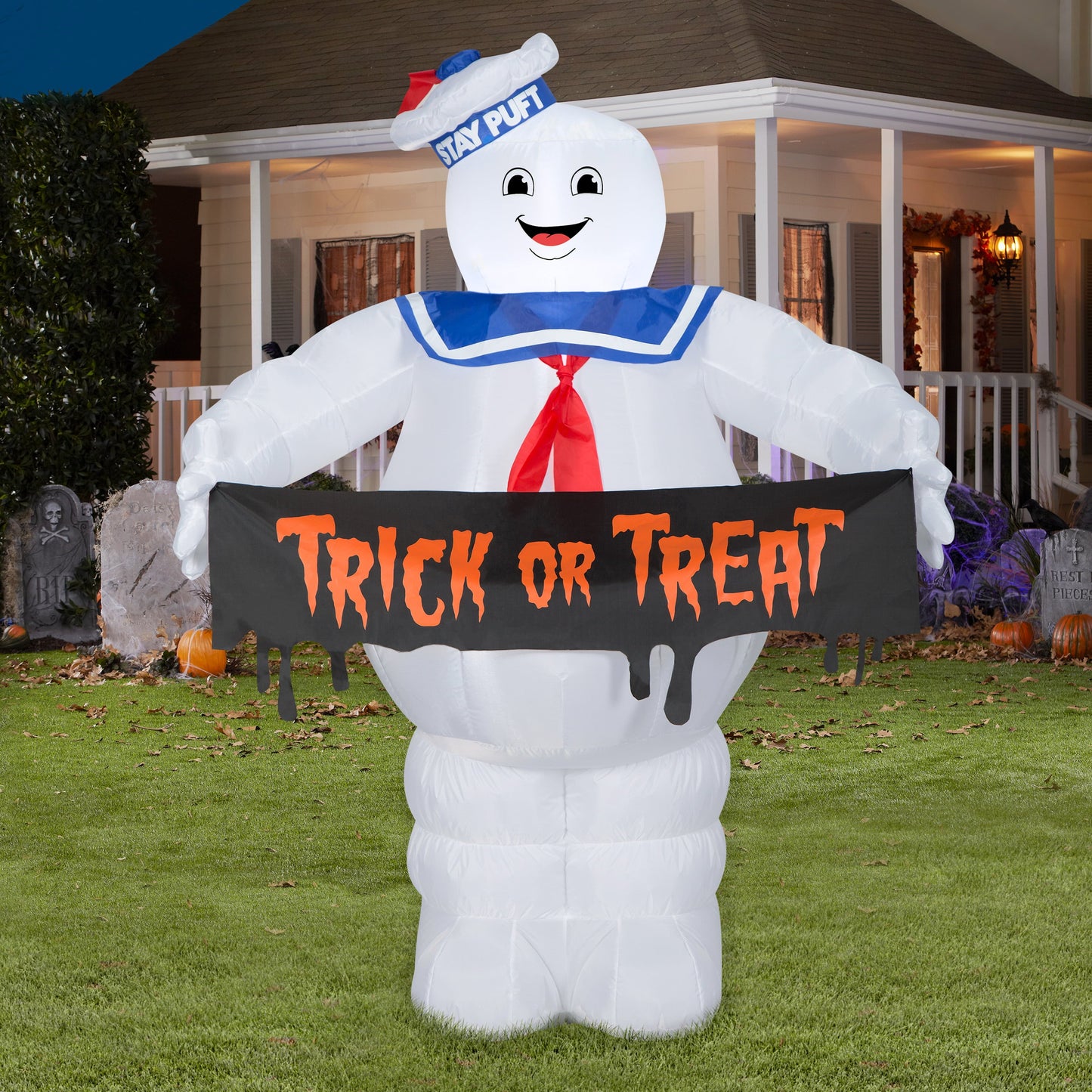 Inflatable Ghostbusters Marshmallow Man/Pumpkin for Halloween Decoration