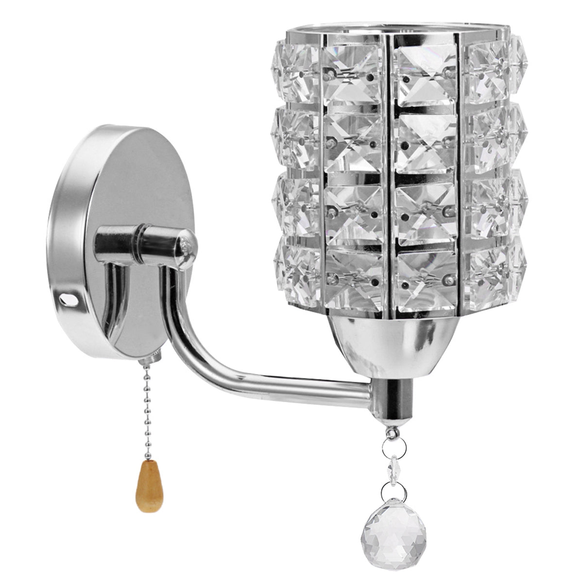 Modern Silver Decorative Crystal Wall Lights