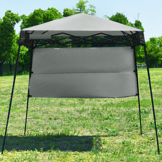 7' x 7' Gray Pop-up Outdoor Canopies