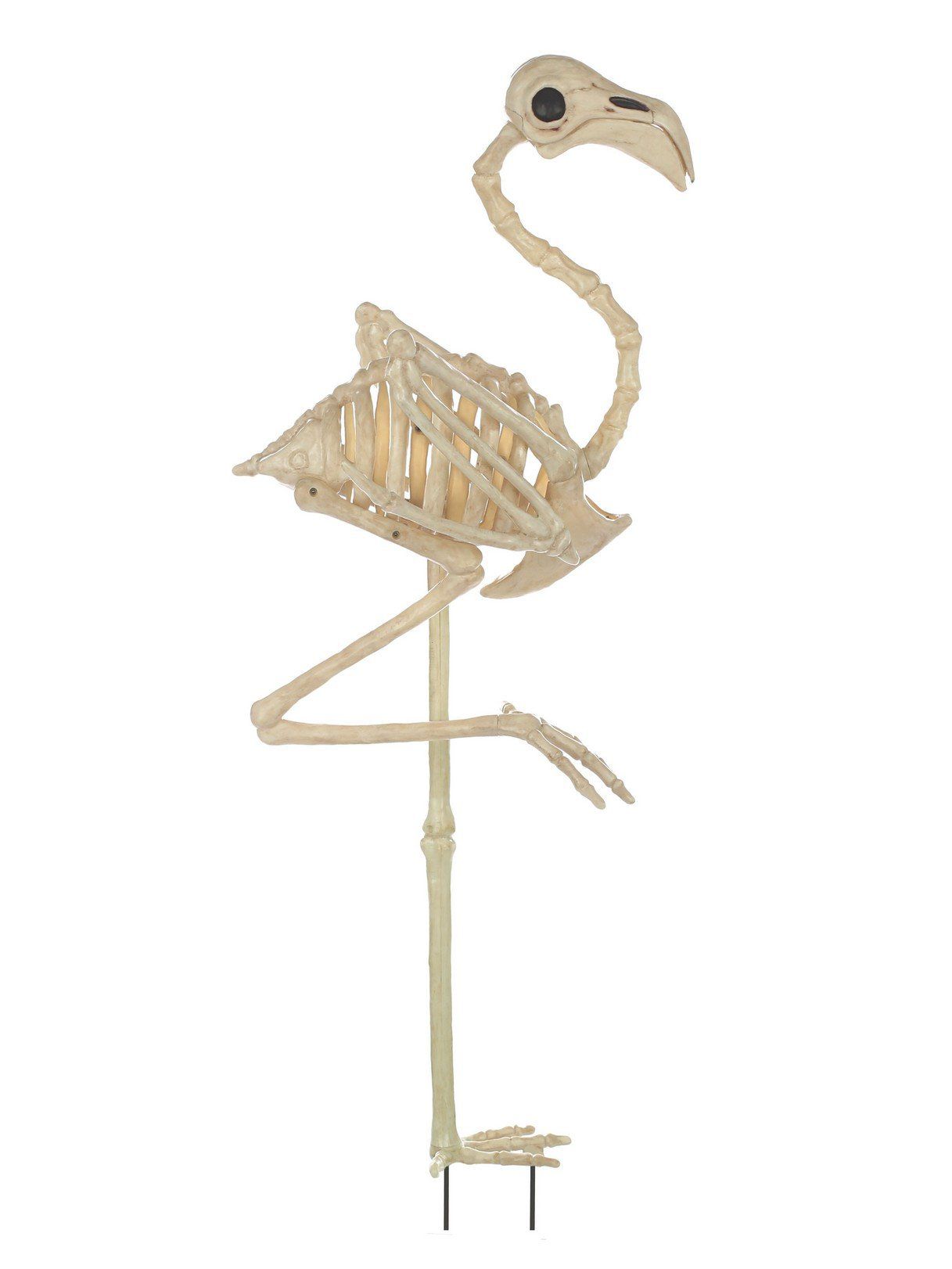 Skeletal Flamingo 3ft Halloween Prop Decoration