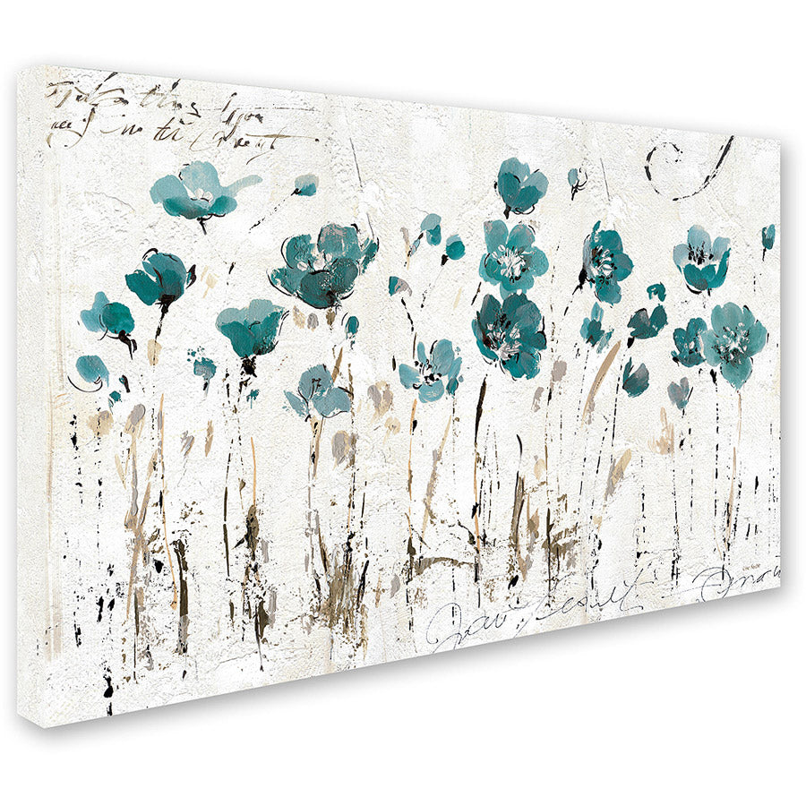 Art "Abstract Balance VI Blue" Canvas Home Decoration