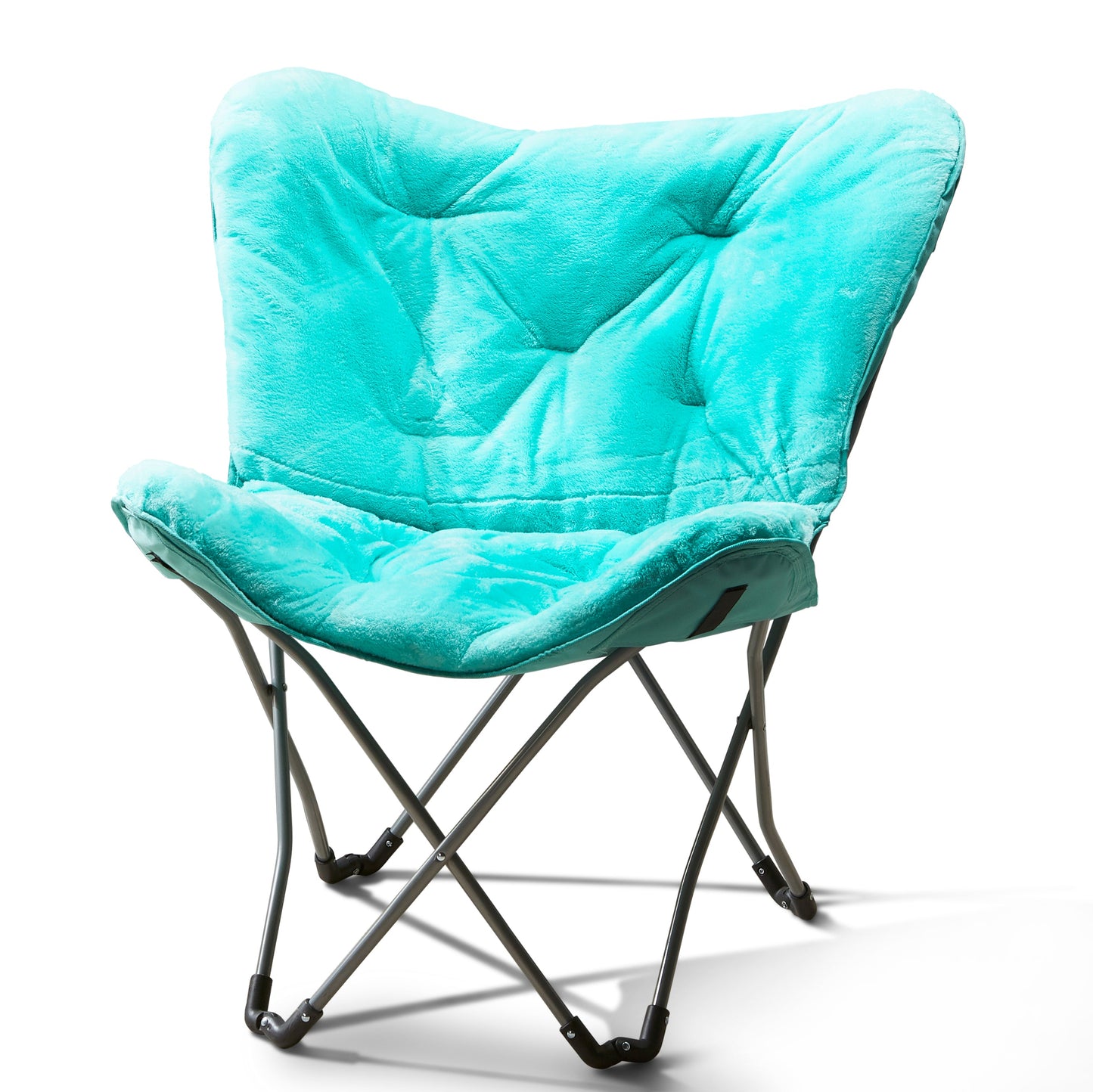 Faux Fur Butterfly Folding Chair