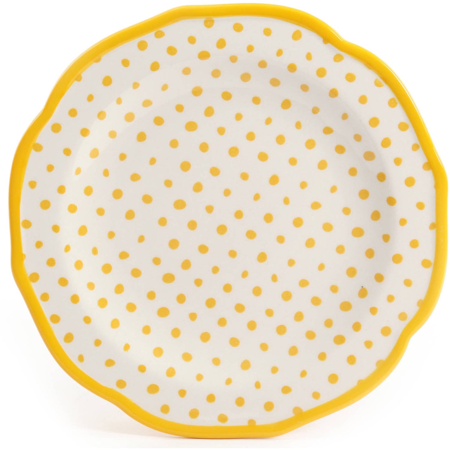 Timeless Floral & Retro Dot 12-Piece Dinnerware Set