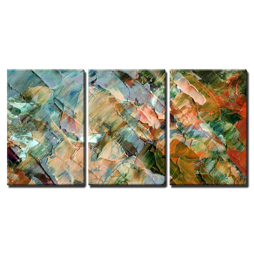 Oil Paints: Abstract Hand Paintings  Canvas Art Prints Set of 3 for Home Decor