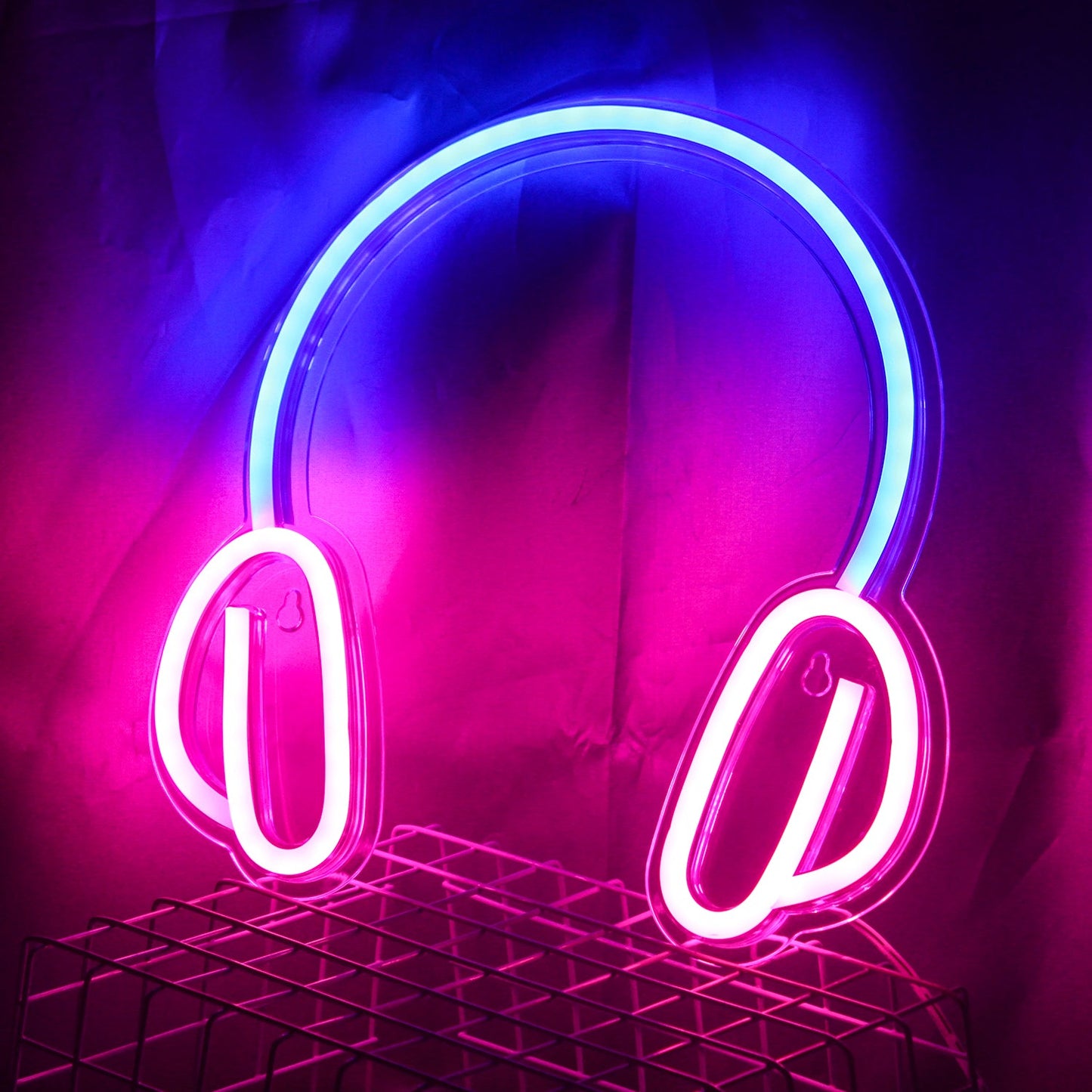 Earphone LED Neon Sign Light Decoration
