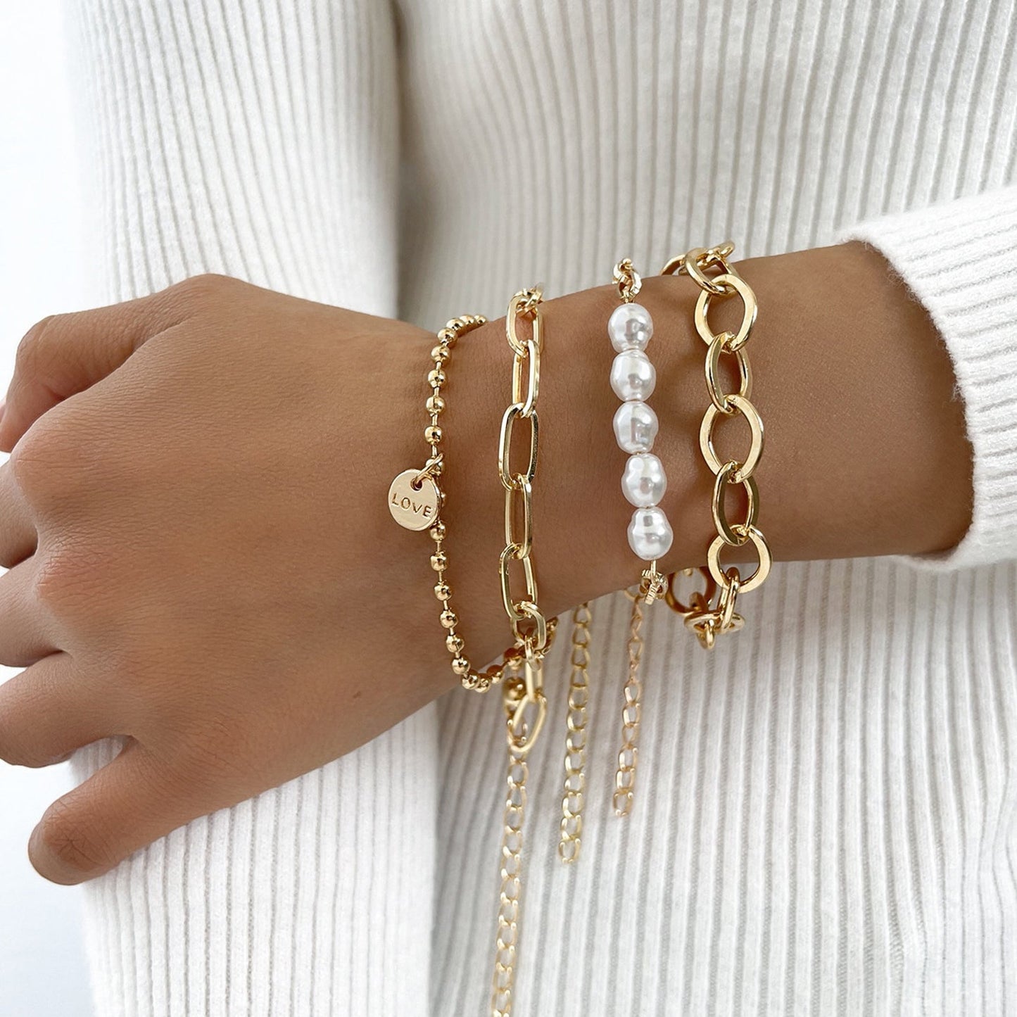 3Pcs Adjustable Women Bracelets