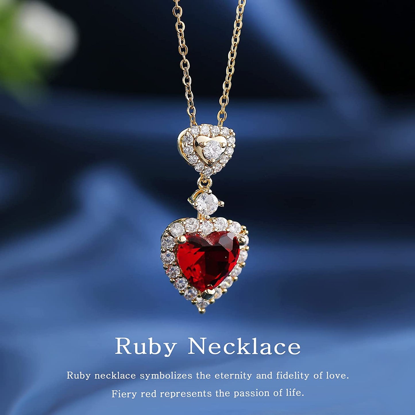 Blue Flower Bear Rose Teddy Bear with Box Lights Necklace Balloon Card