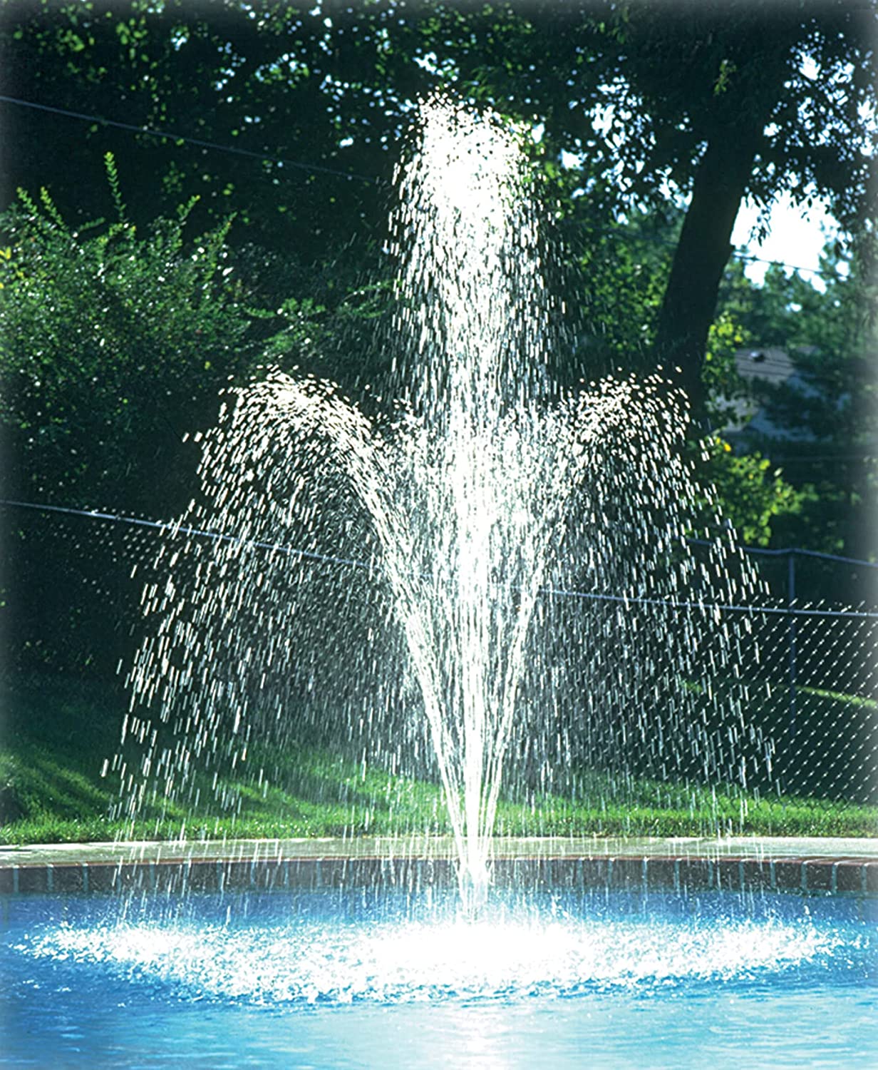 Flowerfall Double Tier Pool Fountain