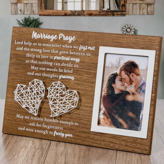 Marriage Prayer Wall Décor Wedding Gifts for Couples Anniversary Valentines Day