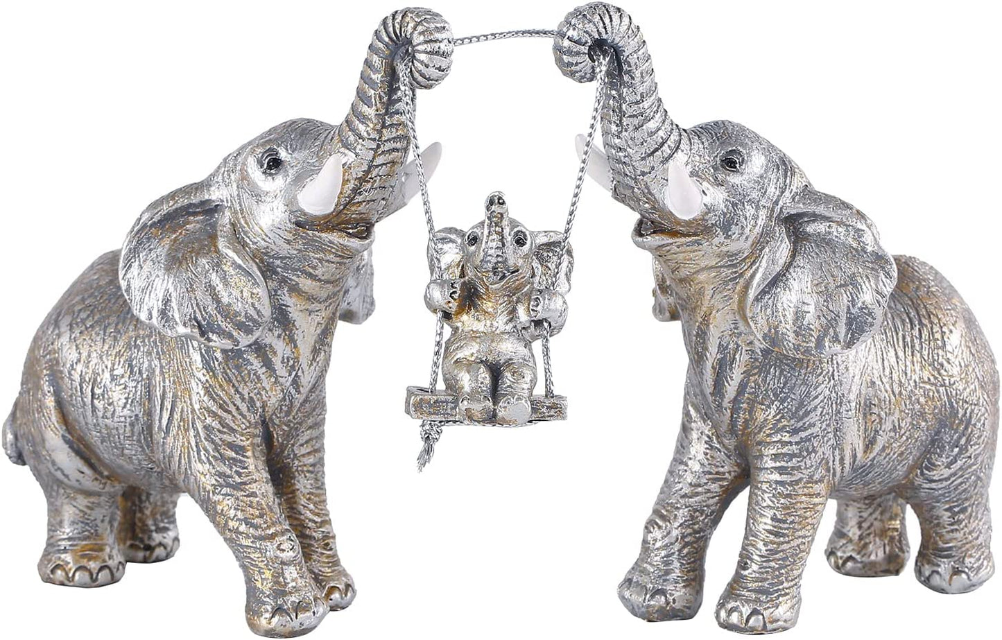 Elephant Statue. For Home Decoration (Silver)