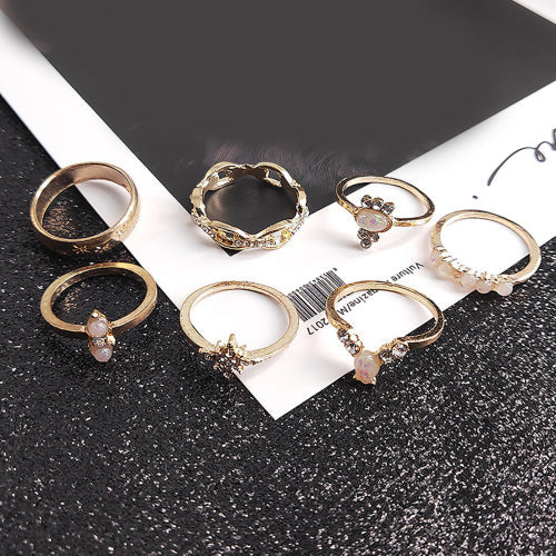 17Pcs Stackable Rings Sets for Women