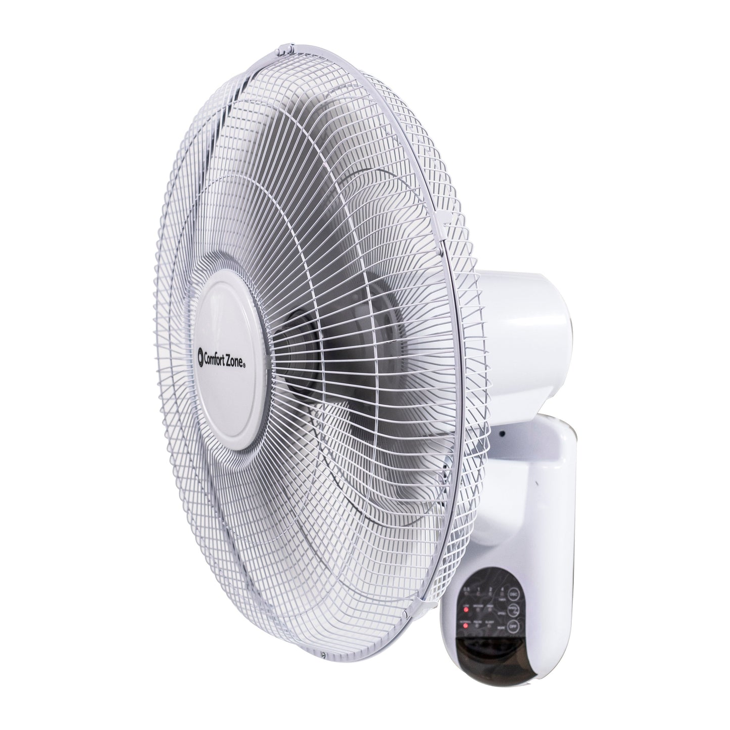 16" 3-Speed Quiet Wall Mount Fan w/ Remote Control, Timer & Adjustable Tilt