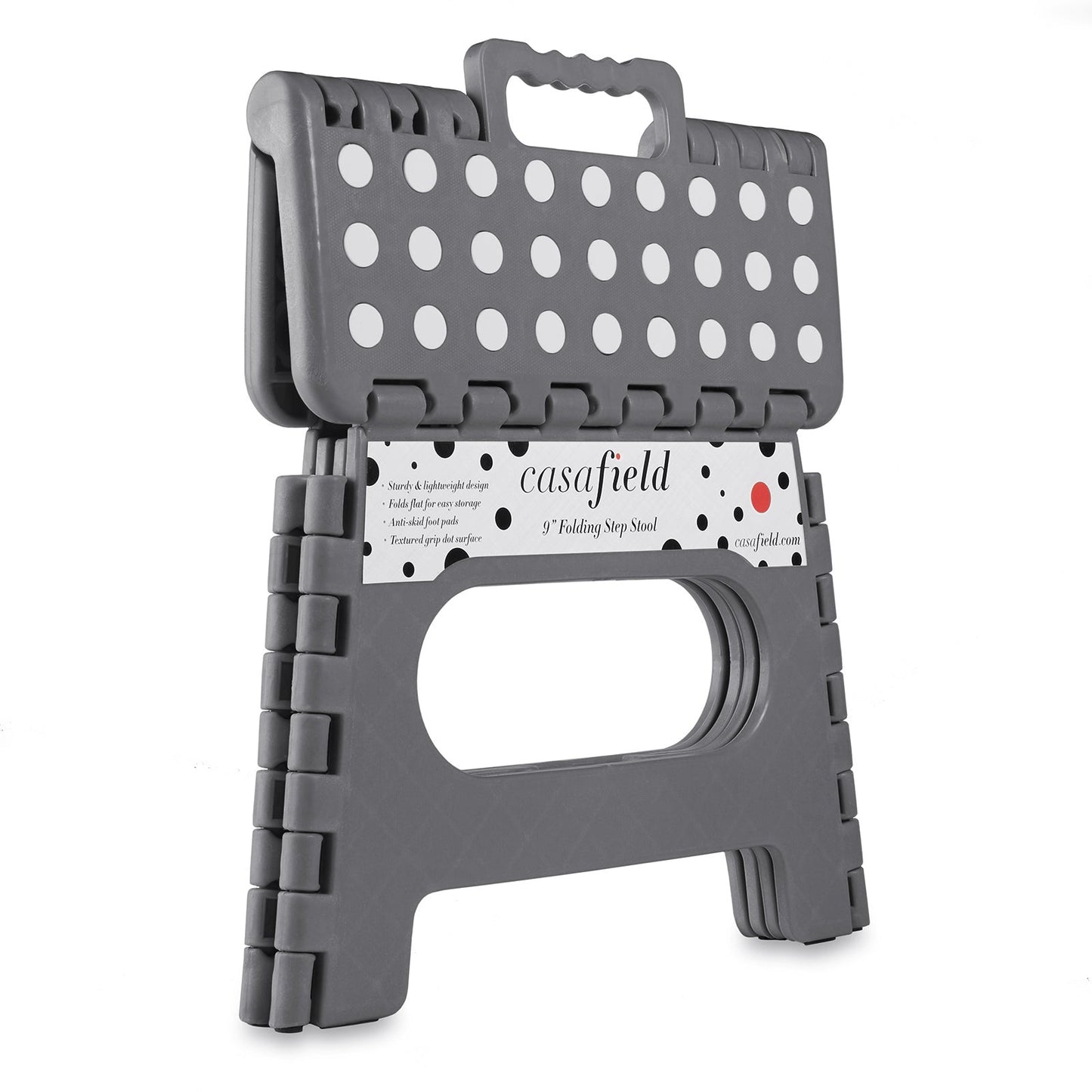 9" Folding Step Stool w/ Handle