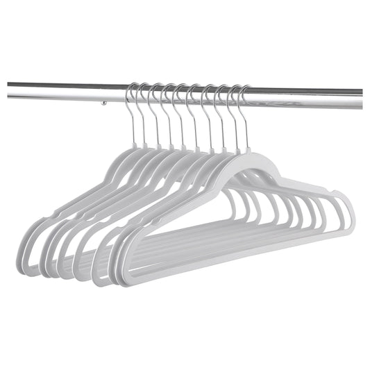 Slim Clothes Hangers, 10 Pack, White