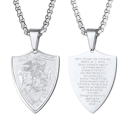 The Archangel St Michael Necklace for Men