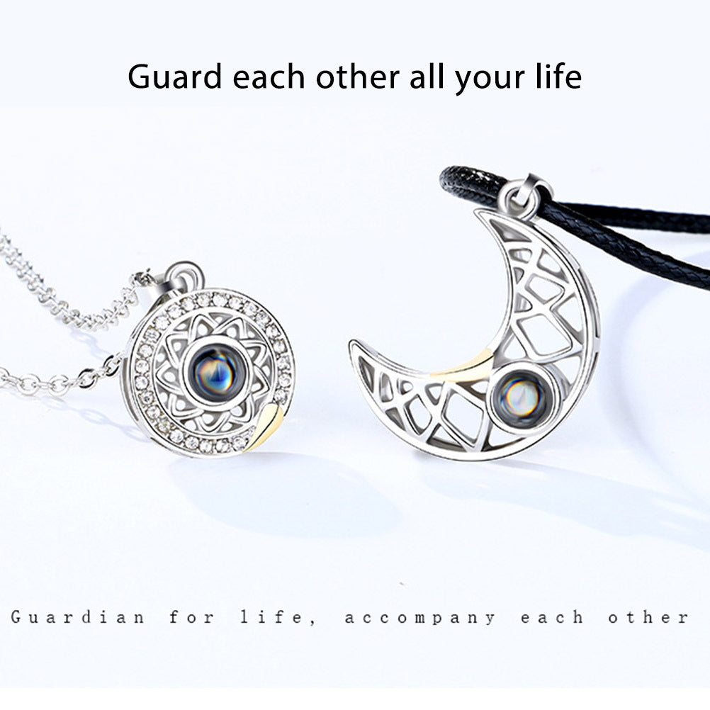 Sun & Moon Magnetic Couple Necklaces