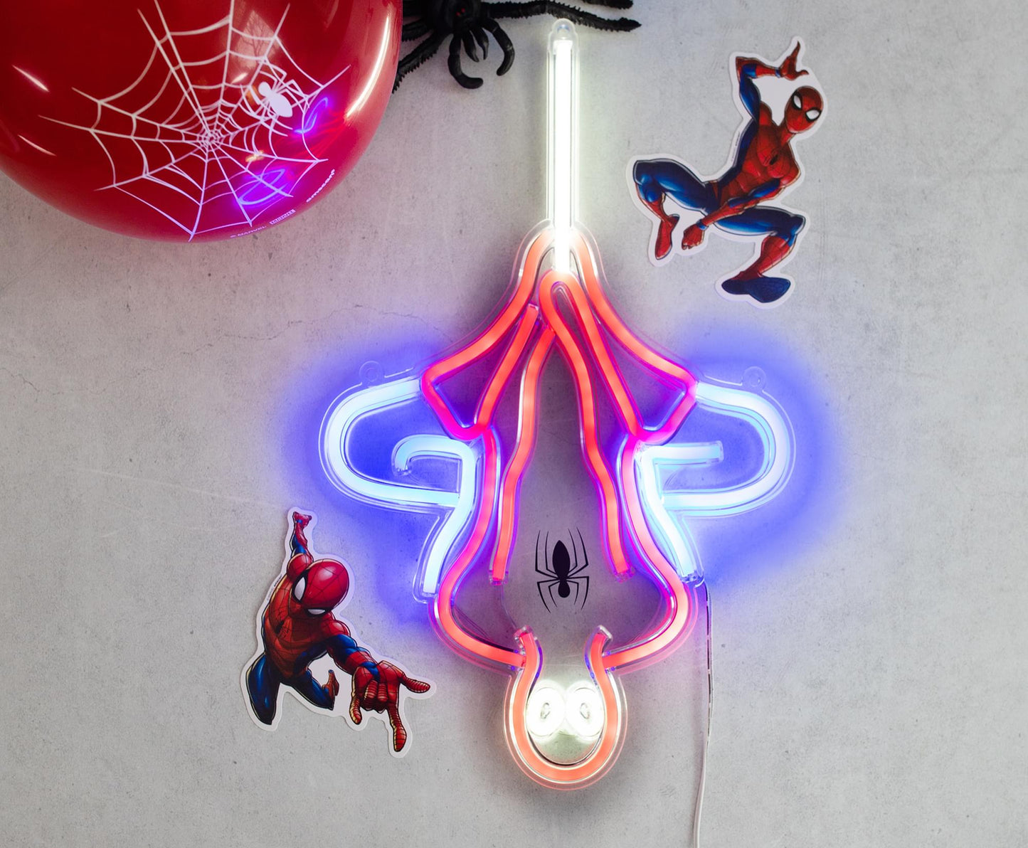 Spider-Man Hanging LED Neon Wall Light Decoration