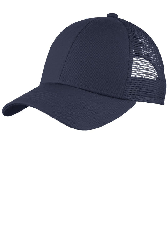 Adjustable Mesh Back Cap for Men- True Navy - One Size