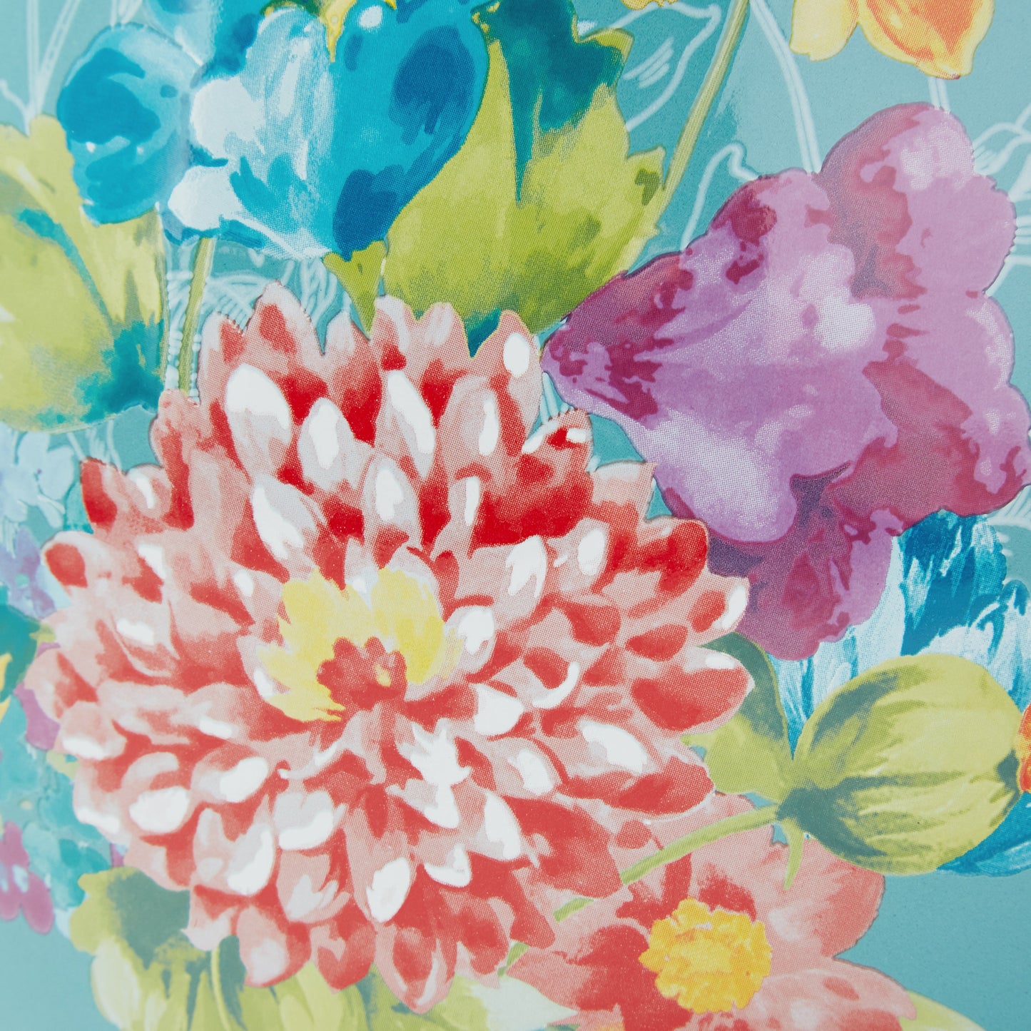 Breezy Blossom Enamel-on-Steel 12-Quart Stock Pot