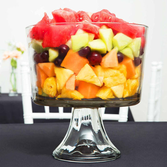 Large Glass Trifle Bowl
