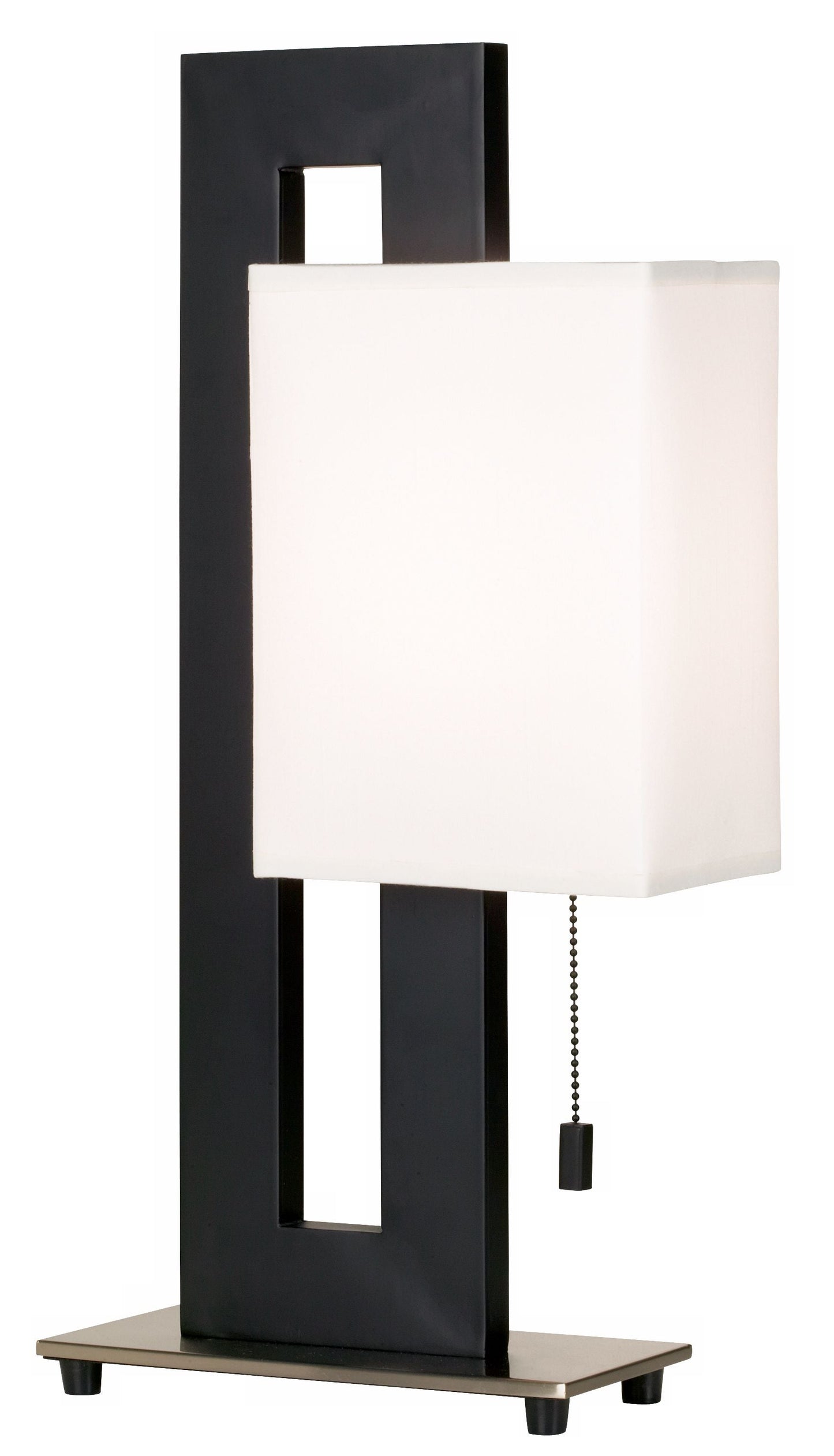 Modern Accent Table Lamp -Black