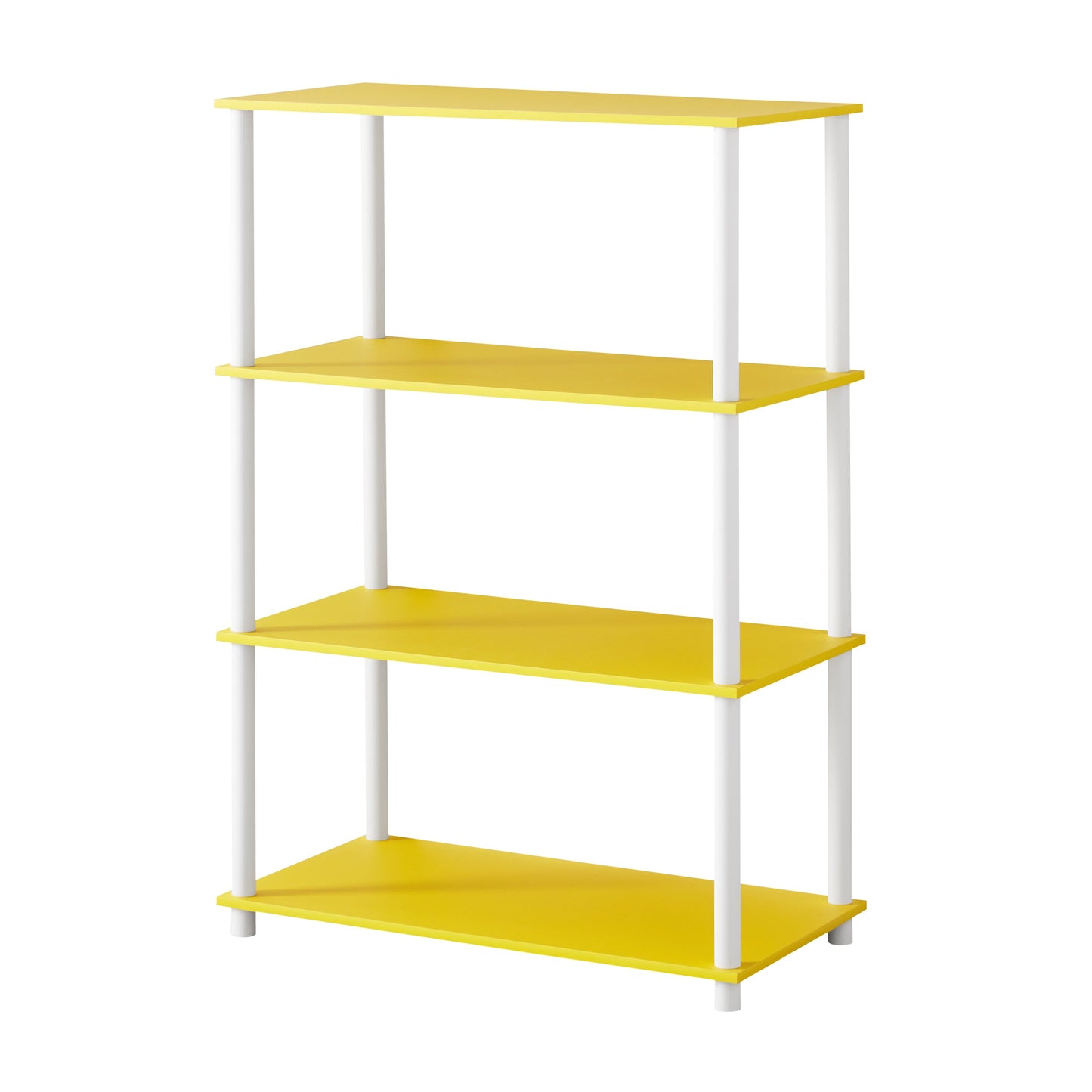 No Tools 4-Shelf Storage Bookshelf