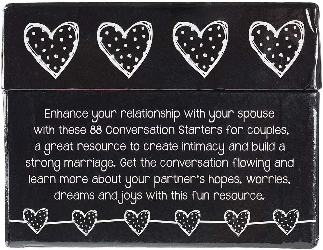 88 Great Conversation Starters for Husbands & Wives-Romantic Card Game for Married Couples