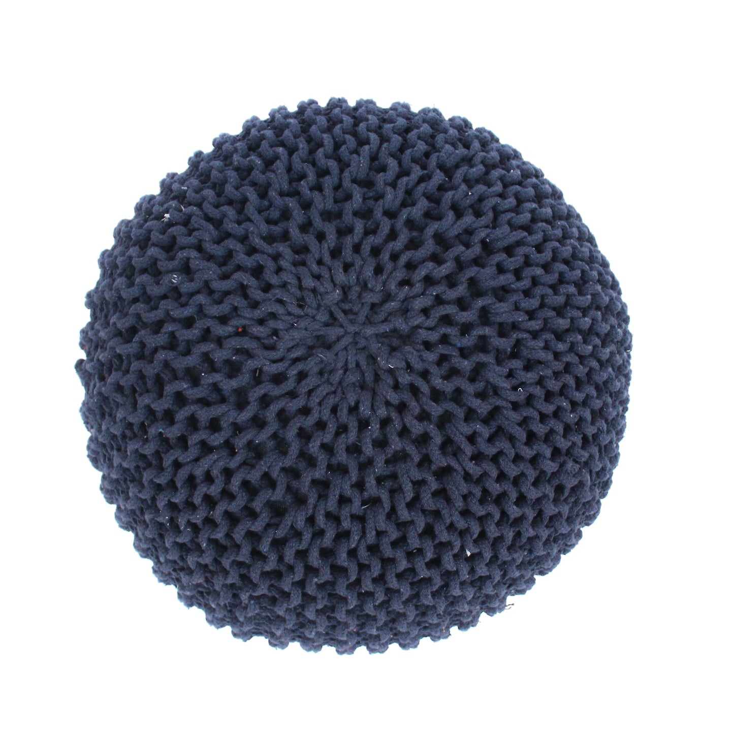 Indoor Bohemian Handcrafted Modern Cotton Ottoman Pouf