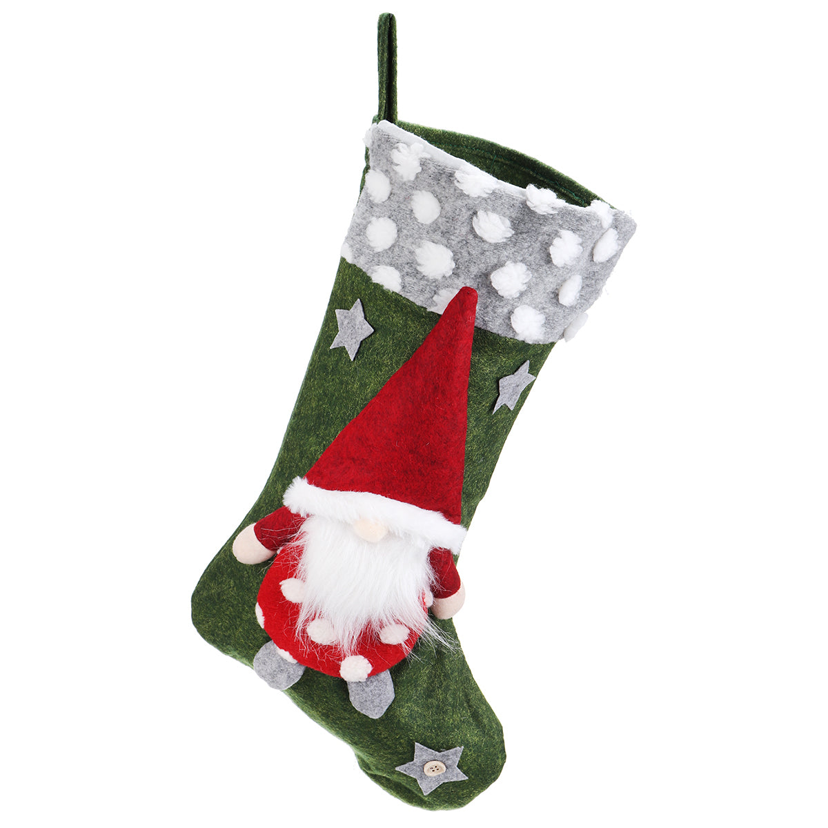 19'' Christmas Stockings Xmas Santa Socks Large Candy Gift Bag Home Party Decor