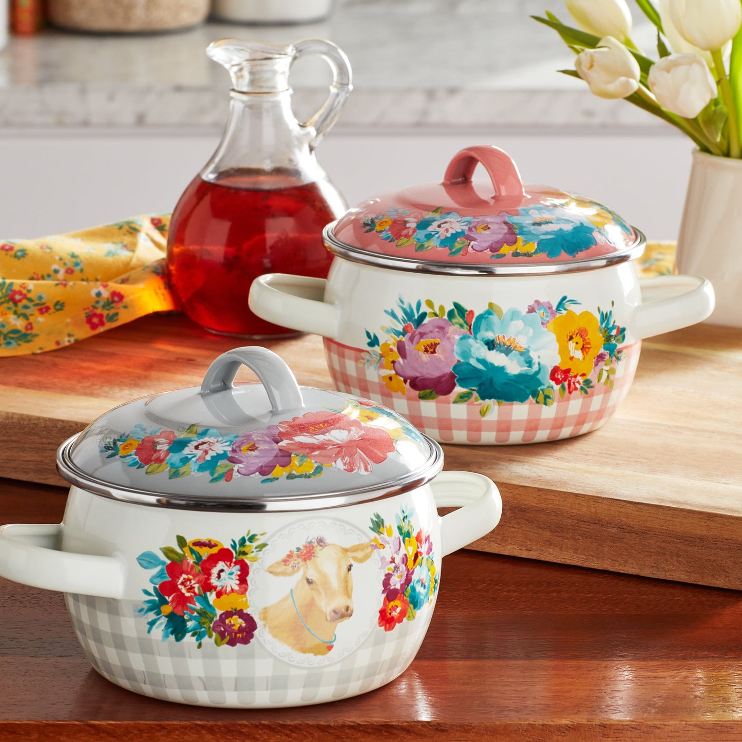 Enamel on Steel 1.05-QT Mini Dutch Ovens 2-Pack