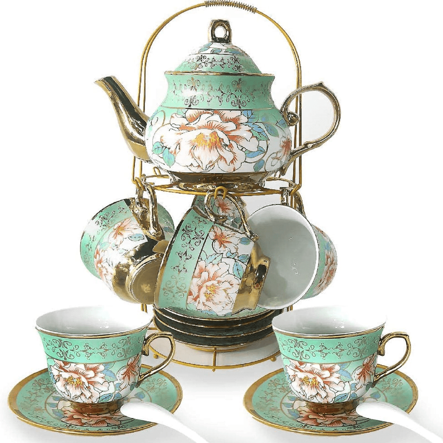 European-Style Ceramic Coffee/Tea Set