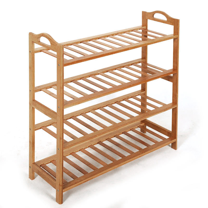Bamboo 4 Tier Shoes Organizer - Free Standing